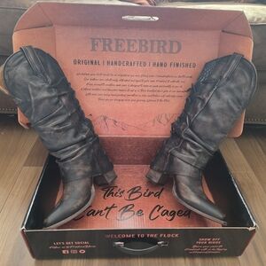 Freebird Women's Brown Heeled Boots